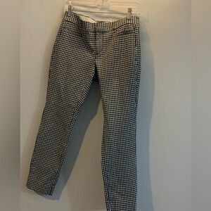 Banana Republic Monochrome Houndstooth Trousers